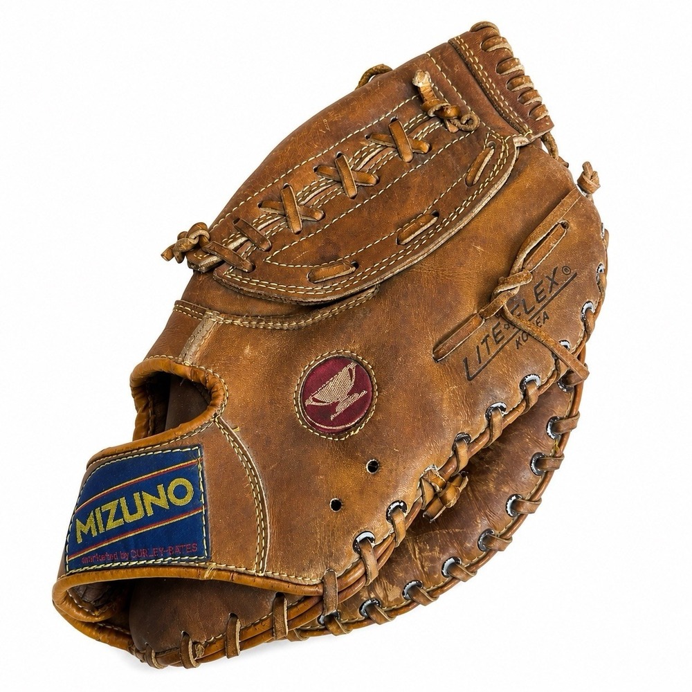 Vintage Mizuno MT3015 12" Baseball Glove RHT Liteflex Professional First Baseman